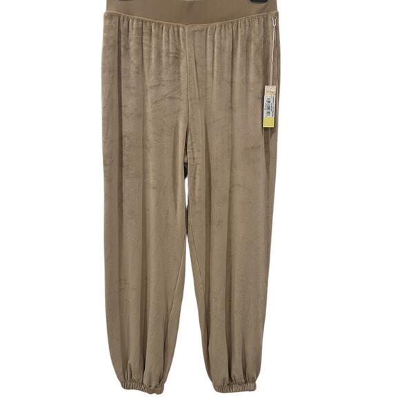 NWT Summersalt Plush Velour Jogger In Fawn - Picture 6 of 7